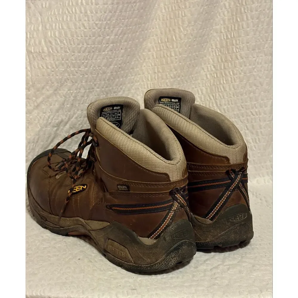 Keen Detroit XT Waterproof Soft Toe Leather Work Boots EH Rated Men’s Size 14D